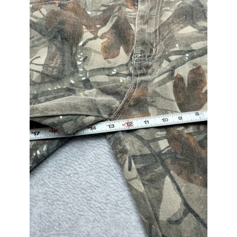 Manfinity Mens RealTree Camo Cargo Pants Straight Leg Forest Camouflage 35x31